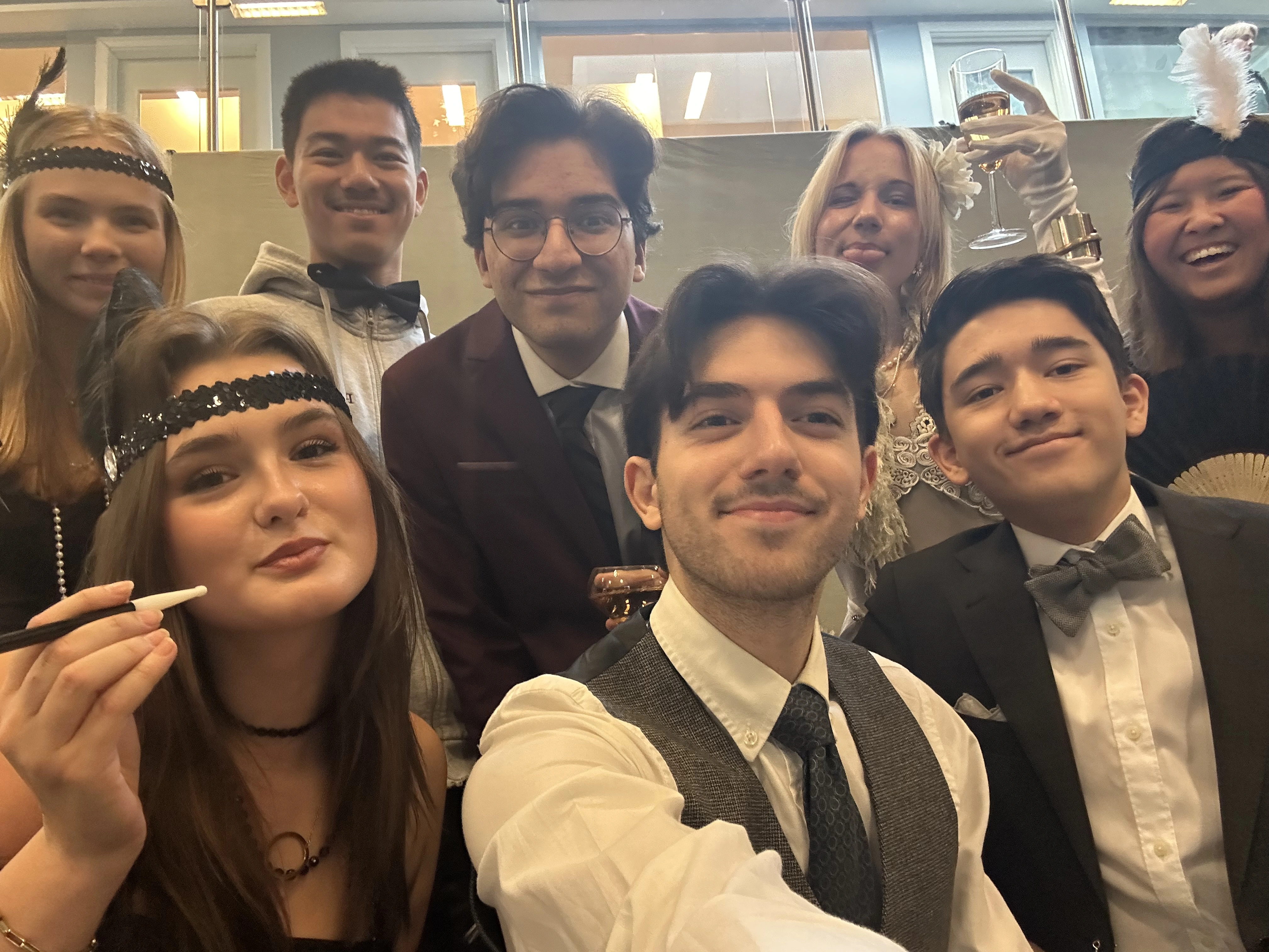 Bild på elevkårens styrelse